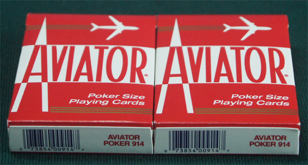 aviator marked cards